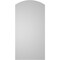 Ekena Millwork Arch Top Surface Mount PVC Gable Vent: Functional, w/ 3-1/2"W x 1"P Standard Frame, 18"W x 36"H GVPAR18X3601SF - alternate 4